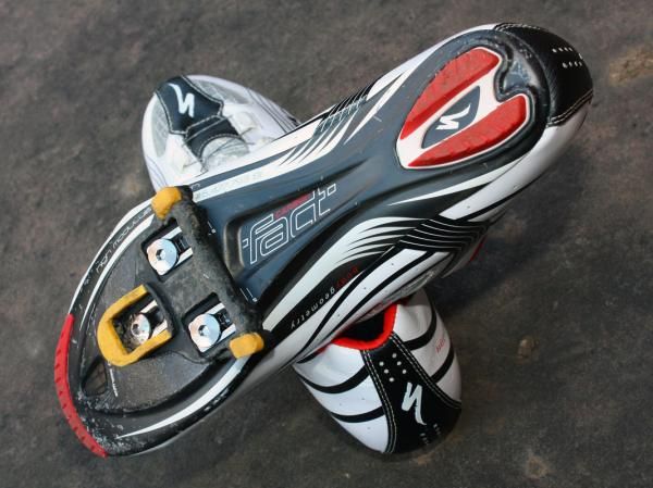 The new carbon sole uses a hollow foam core for lighter weight