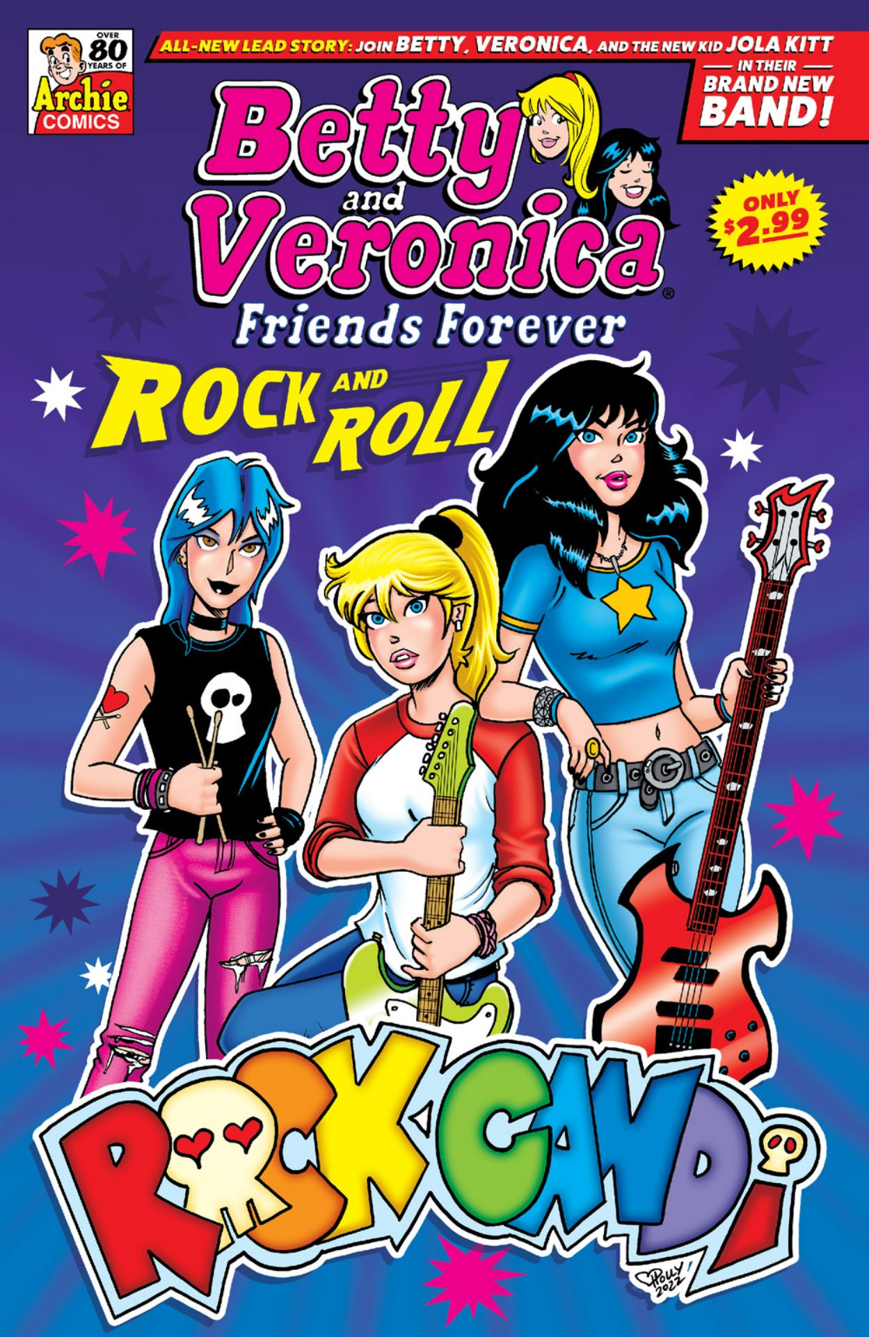 Betty &amp; Veronica Friends Forever: Rock &amp; Roll interior art