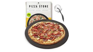 Heritage Black Ceramic Pizza Stone ​Pan