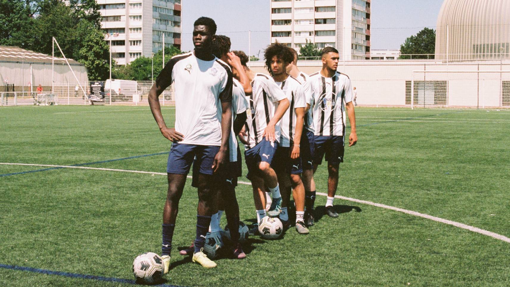 Some French soccer players from Max series Now or Never: FC Montfermeil.