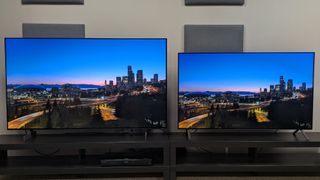 I compared the LG B6 and B5 OLED TVs side by side, and it was a lot weirder than I expected