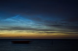 Noctilucent Clouds by Merzlyakov
