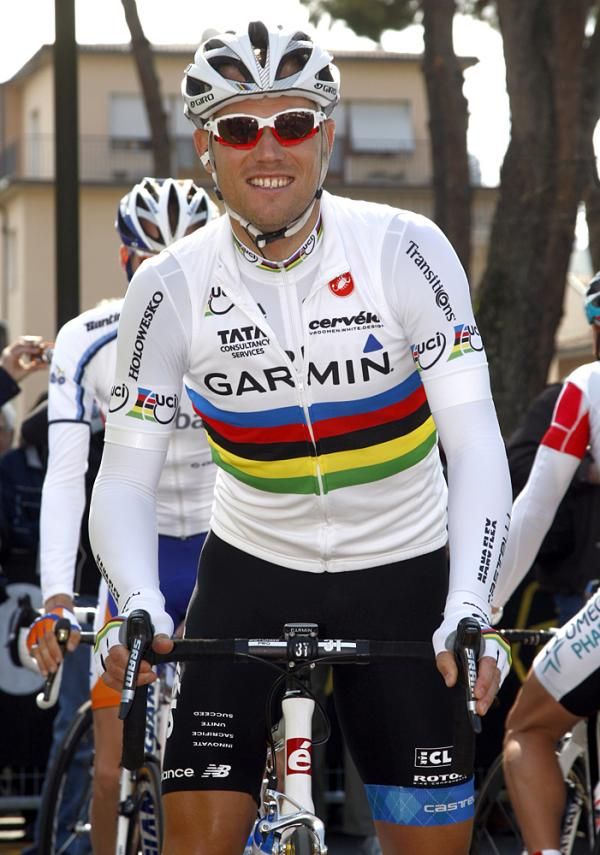 Thor Hushovd (Garmin-Cervelo) was personally responsible for his team taking the GC lead.