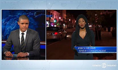 The Daily Show tackles the Oregon shooting