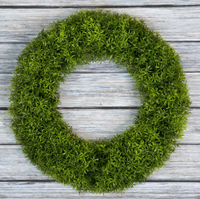 Round Grass Wreath 20" - Pure Garden for $33.99, at Target