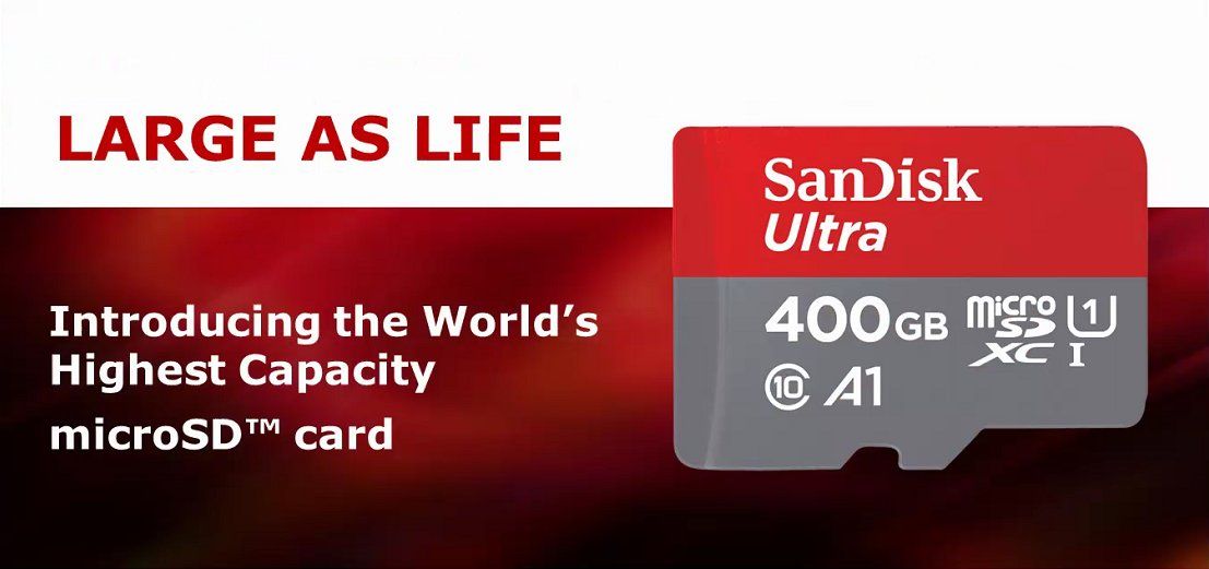 Sandisk Crams 400gb Into An Sd Card The Size Of Your Finger Nail 