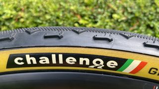 Close up of the Challenge Grinder Tire tread