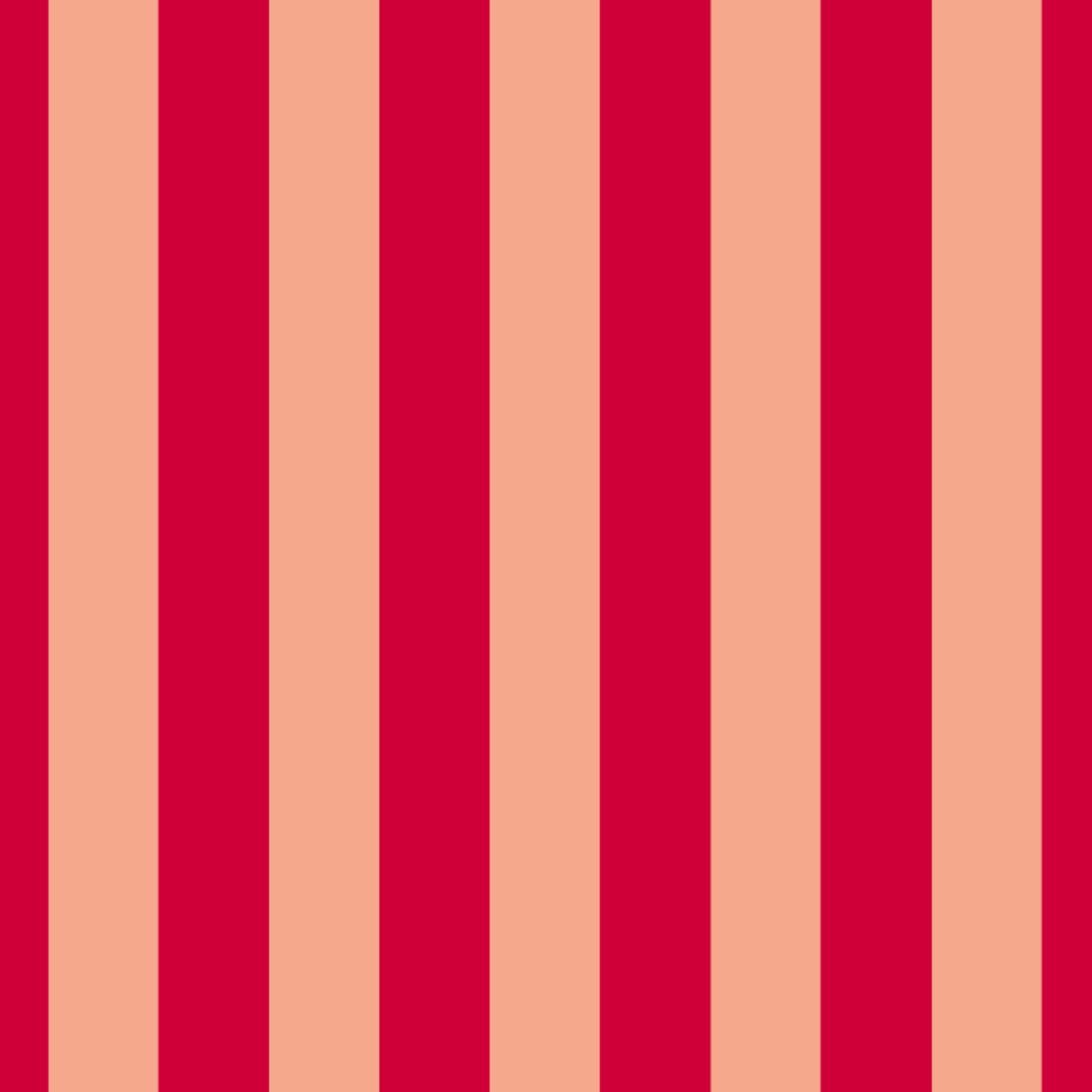 a fabric sample with a light peach and red striped pattern