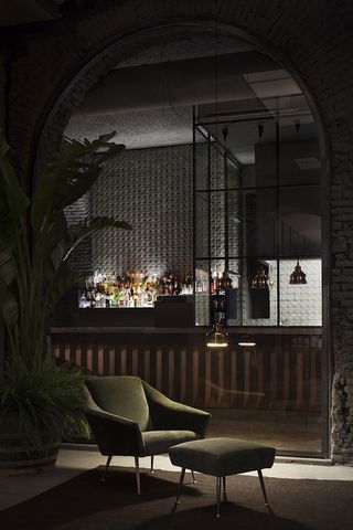 Bar area of Six, Milan