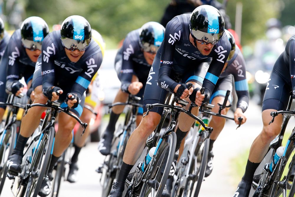 Team Sky looked strong until the final climb