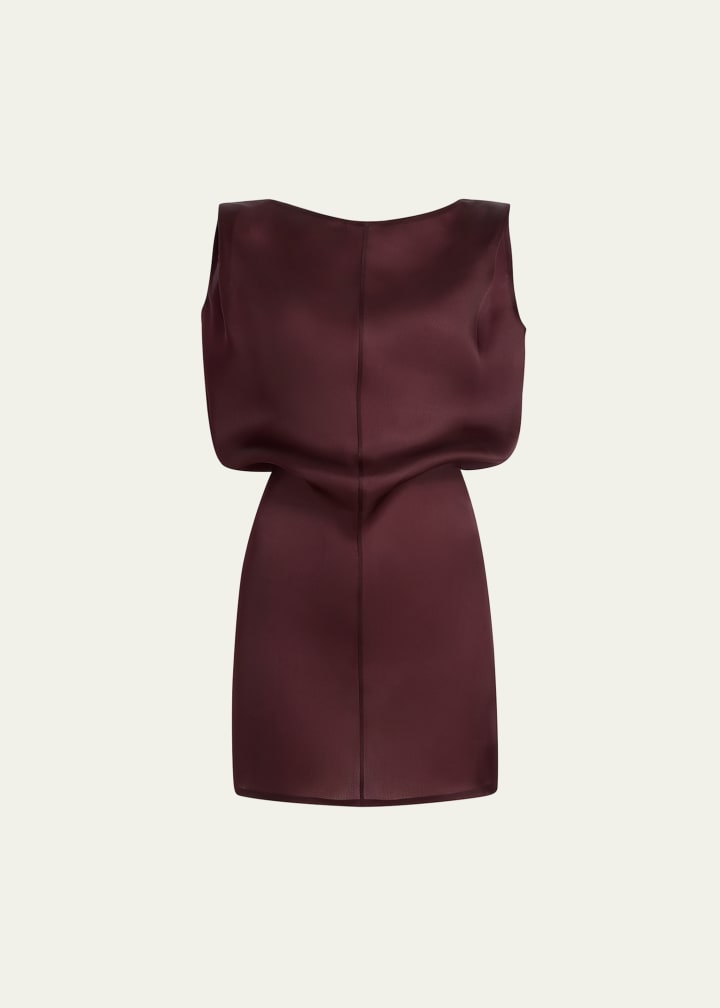 Toma Sleeveless Silk Mini Dress
