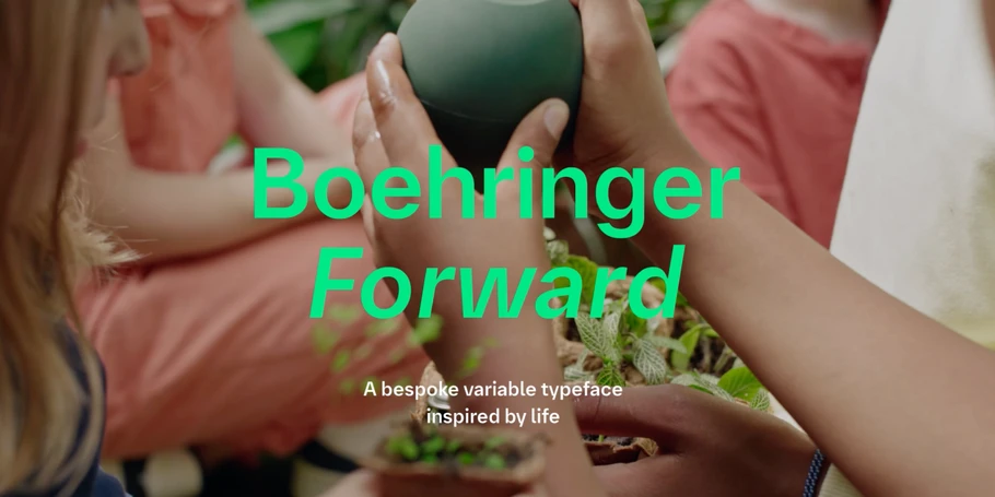 Boehringer Forward typeface