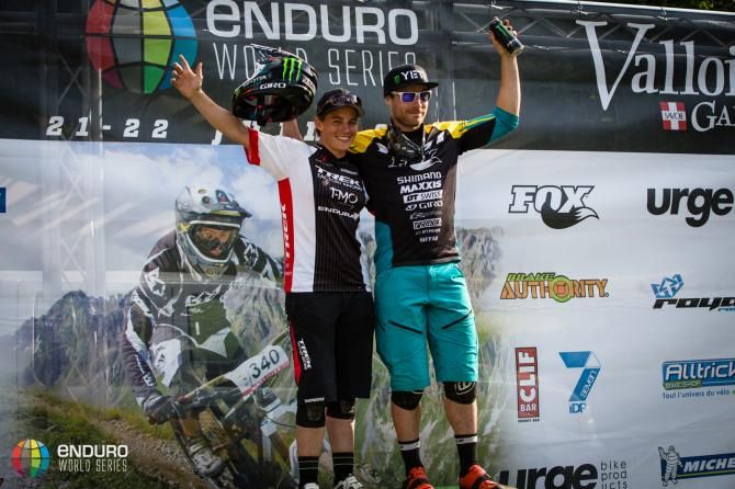 EWS Series leaders Tracy Moseley and Jared Graves
