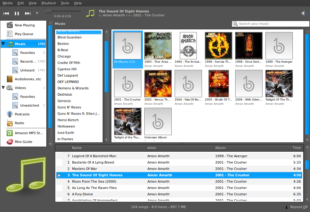 Music Managers With iPod Sync - Tom's Definitive Linux Software Roundup ...