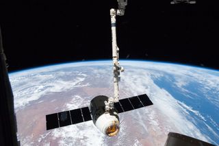 SpaceX Dragon Spacecraft at ISS #4