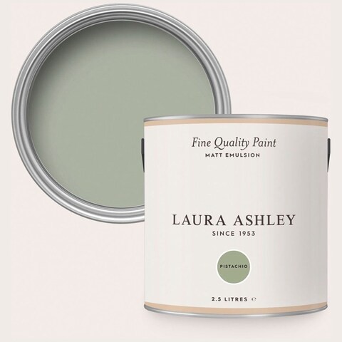 A tin of pistachio green paint