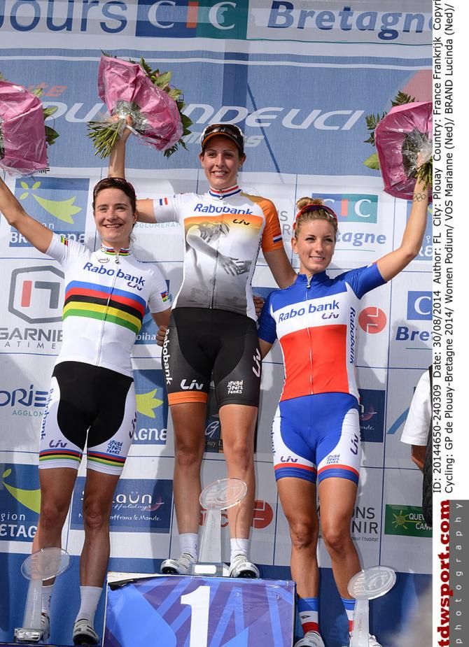 Brand, Vos and Prevot on the podium at the GP de Plouay-Bretagne