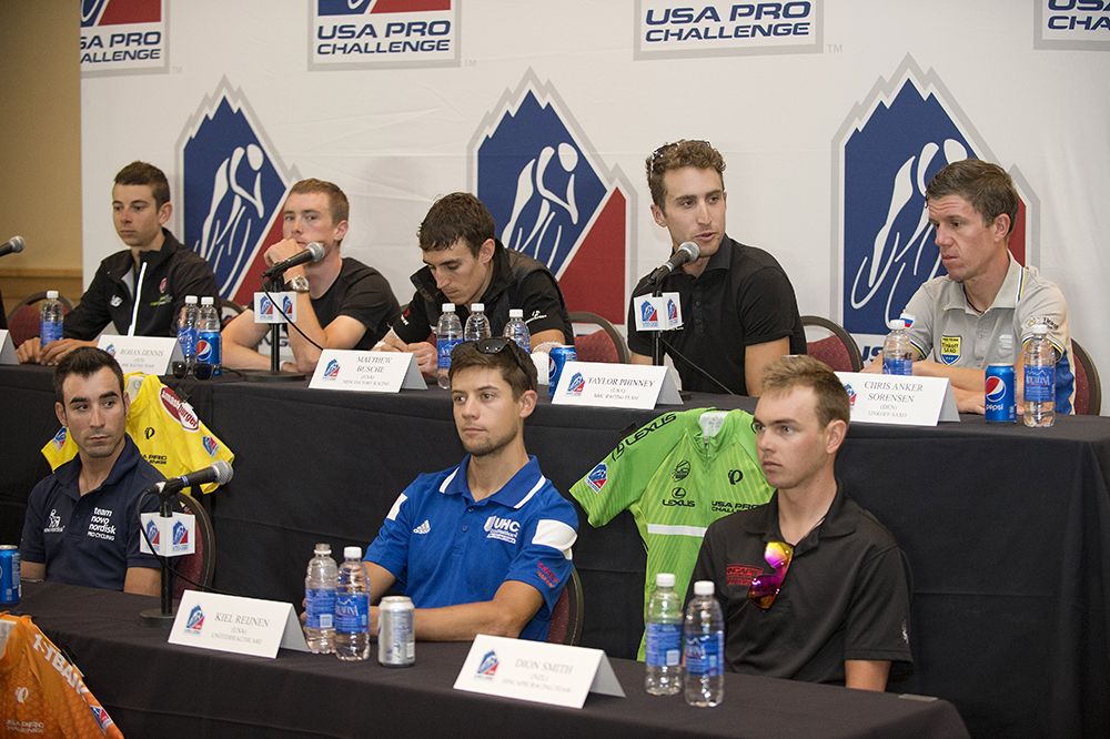 The expected main protagonists at the press conference