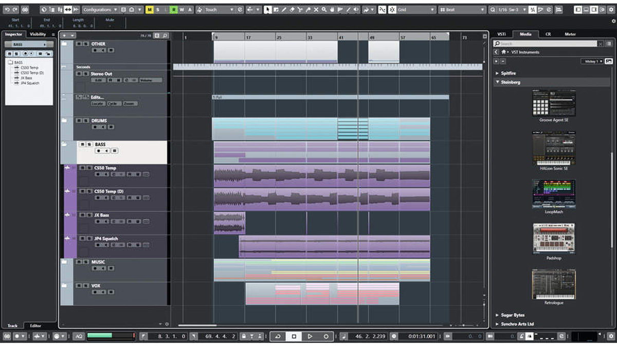 cubase pro 8 step editor