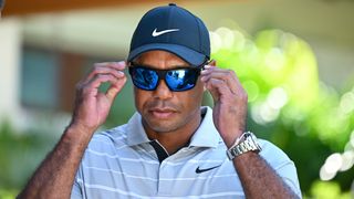 Tiger Woods prior to the Hero World Challenge