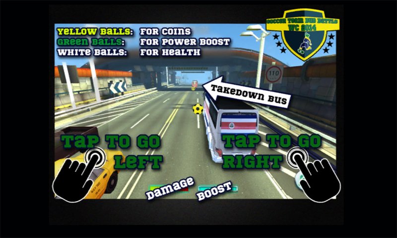 Soccer Team Bus Battle