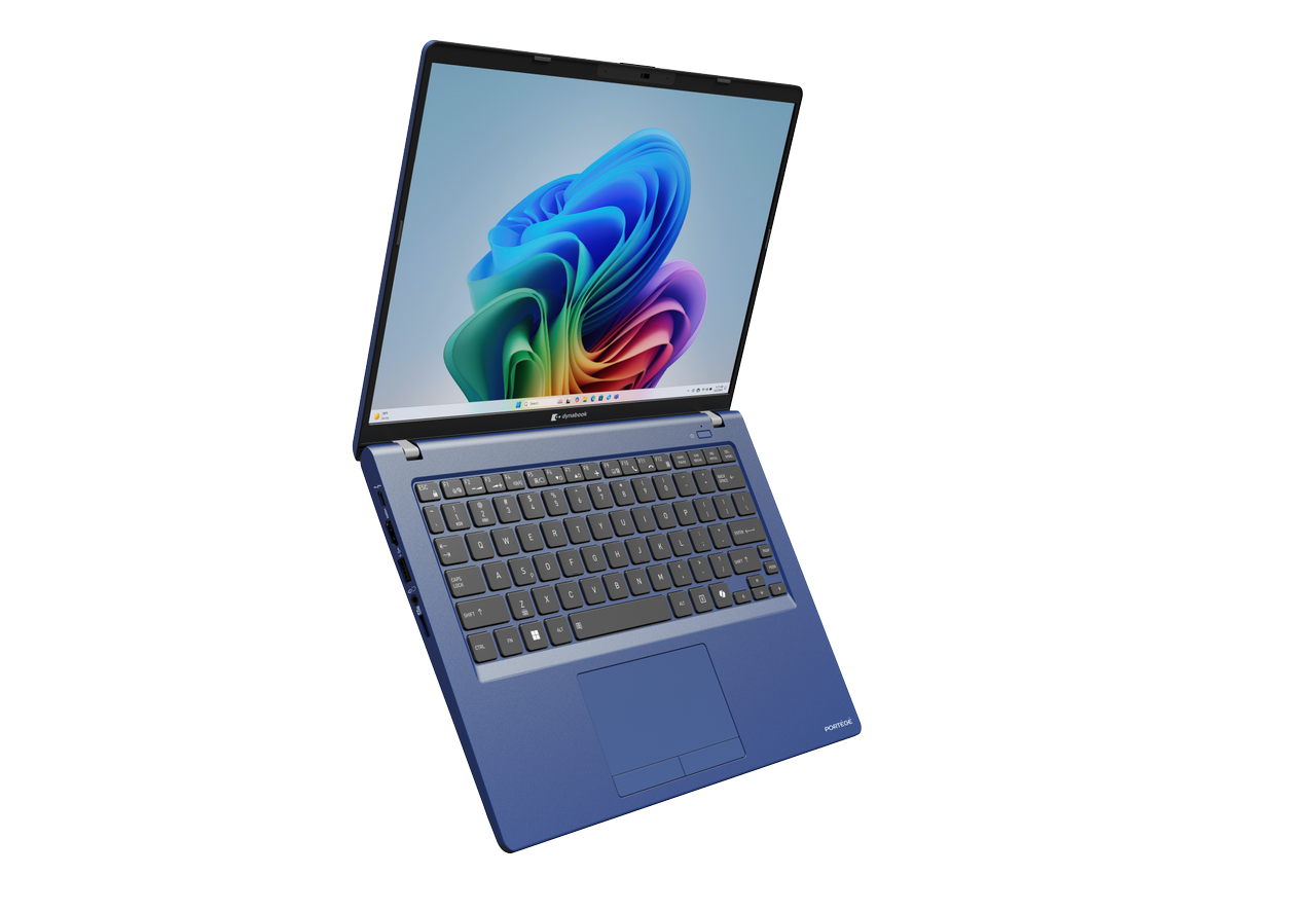 The Dynabook Port&eacute;g&eacute; Z40L-N in blue color