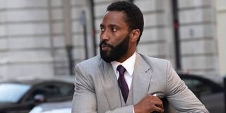 Protagonist (John David Washington) is ready to go in Tenet (2020)