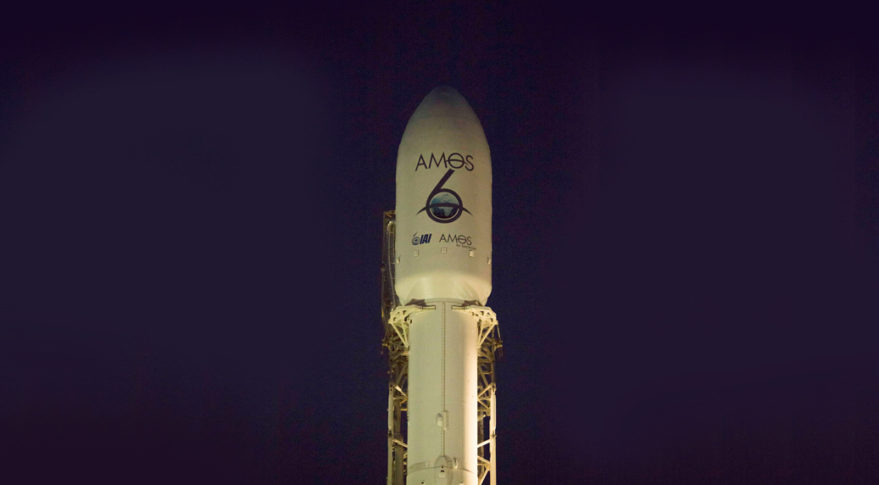 SpaceX Falcon 9 with Amos-6 payload