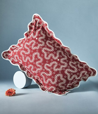 Scalloped double sided pillow from Anthropologie.