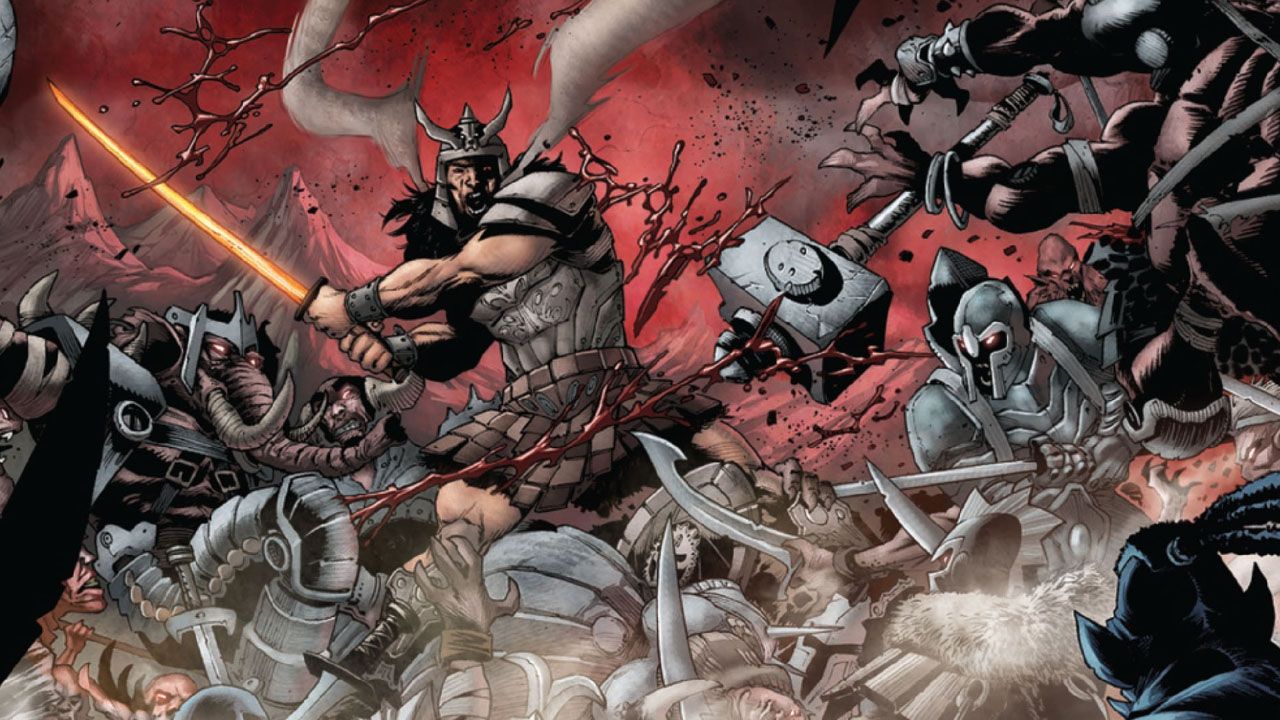Conan is mad and uncontrollable in Conan the Barbarian #18 preview