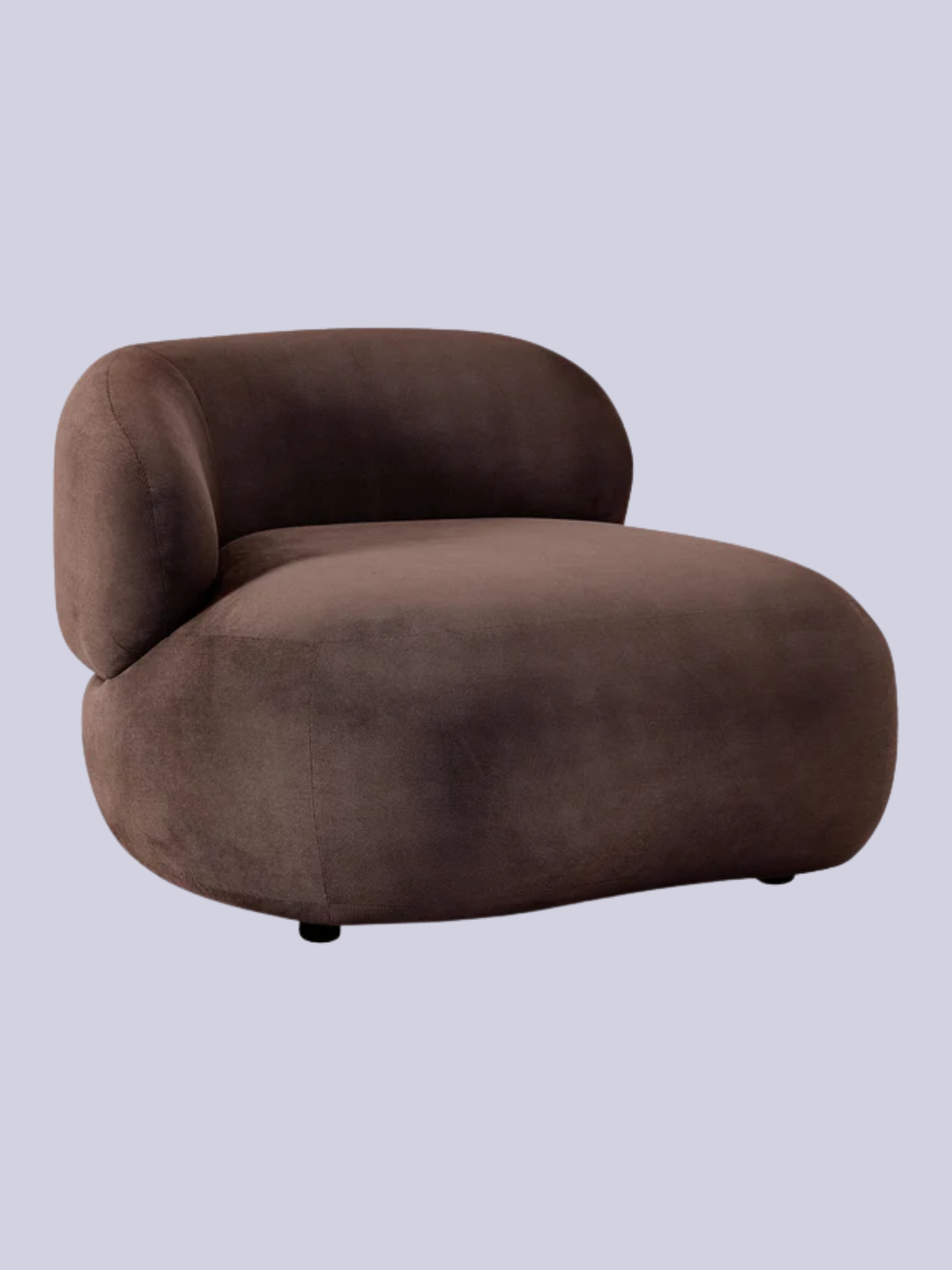 A brown sofa chair