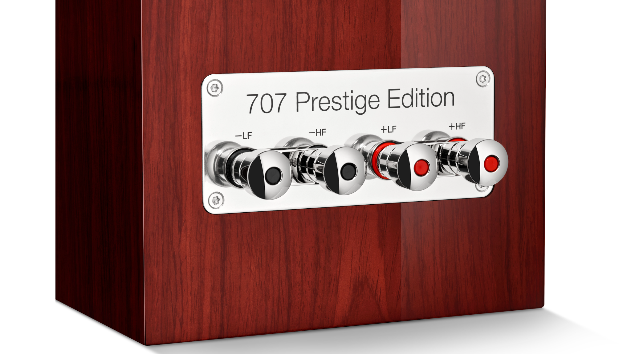 Close up of the rear of the Bowers &amp;amp; Wilkins 707 Prestige Edition speaker