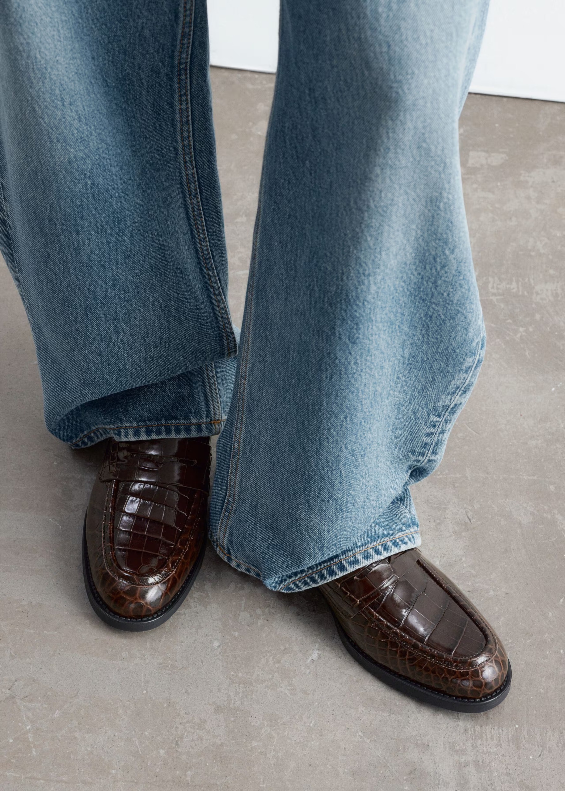 &amp;amp; Other Stories, Leather Penny Loafers