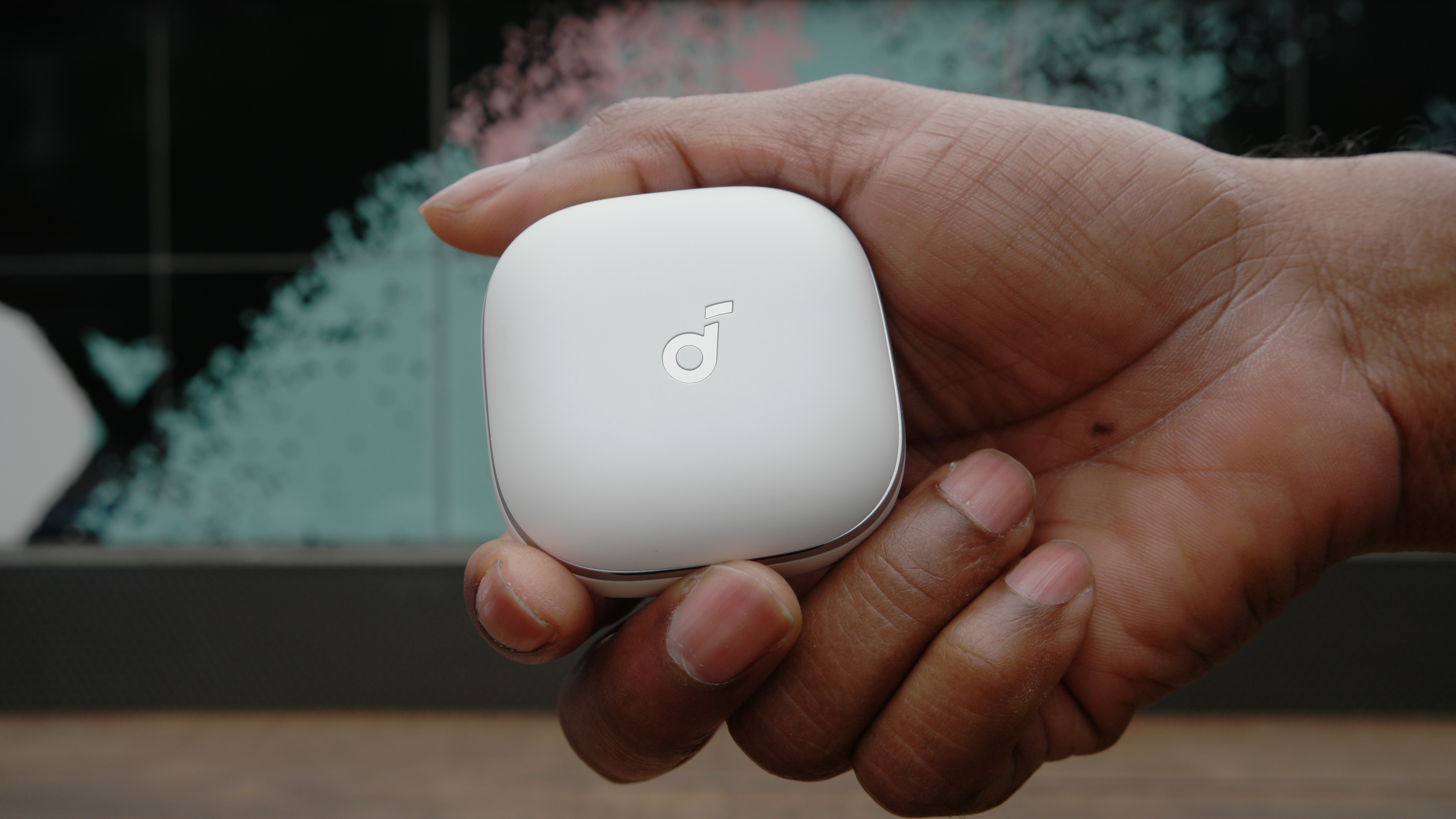 Anker Soundcore Liberty 5 shown with the lid closed