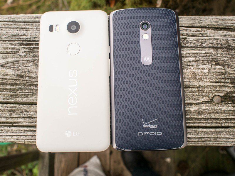 Back of the phones