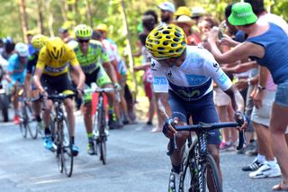 Nairo Quintana attacks Chris Froome on stage 14 of the 2016 Tour de France (Watson)