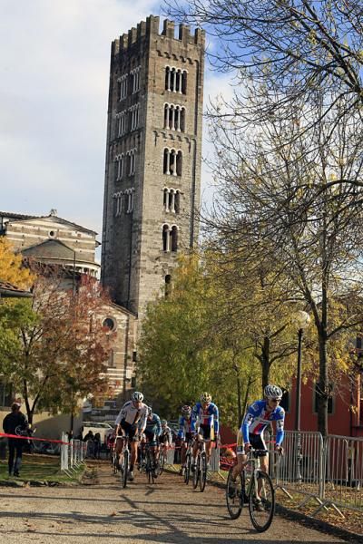 Scenery in Lucca, Italy - the site of the European Cyclo-cross Championships.