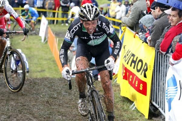 Belgium's Jan Verstraeten gives it his all.