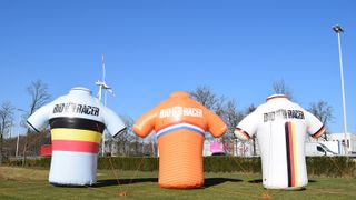 Bioracer were celebrating the national teams they support during the track world championships
