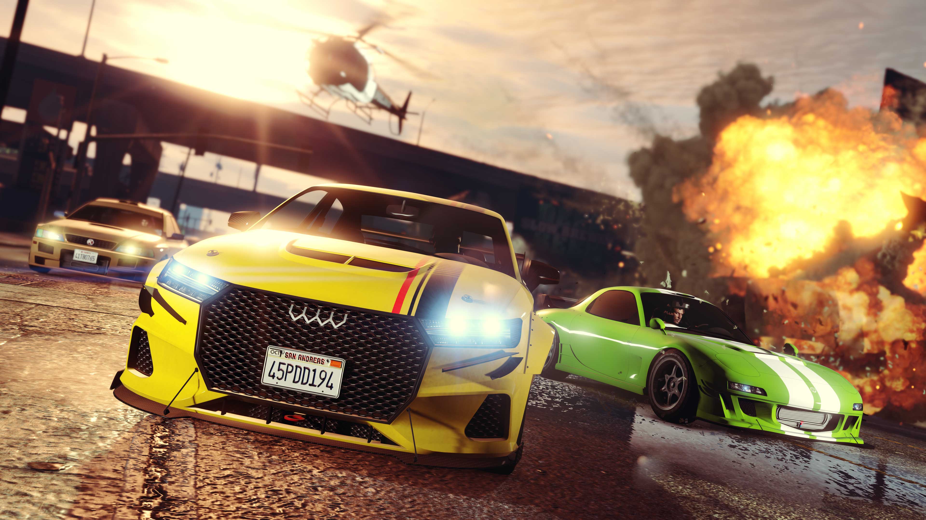Гонки на автомобилях в GTA 5 Online