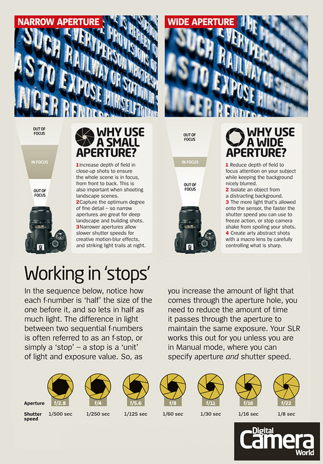 Cheat sheet: Wide vs narrow aperture | Digital Camera World