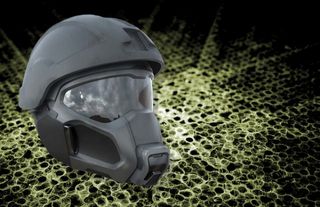 Air-conditioned army helmet