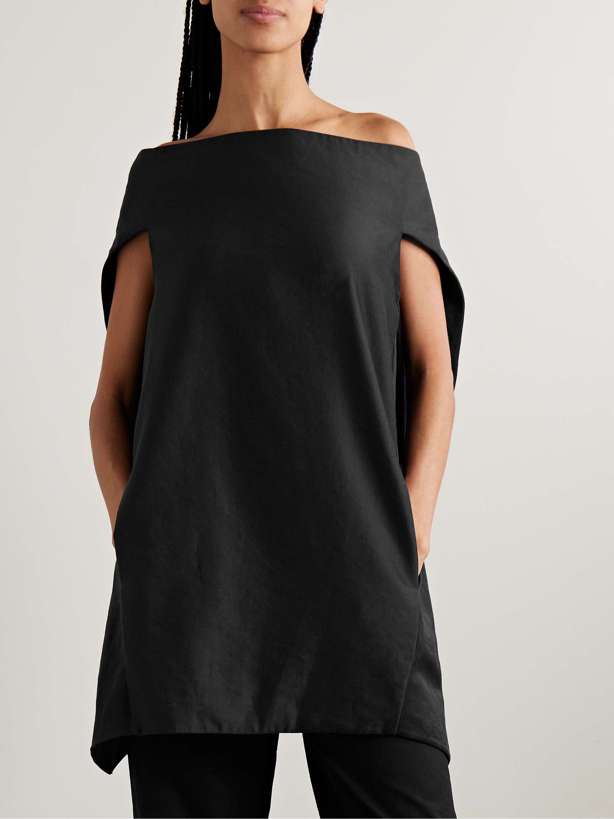 Pallenberg Off-The-Shoulder Wool-Blend Top