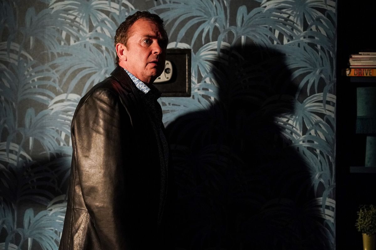 Alfie Moon is threatened by a gunman