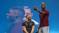 British rapper Dave making a guest appearance alongside Drake