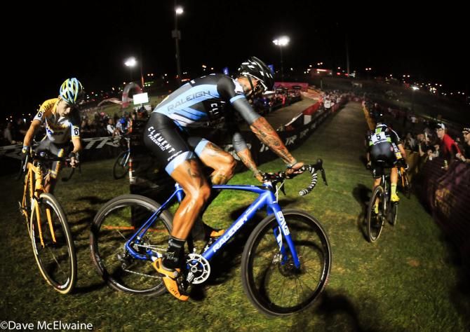 Ben Berden (Raleigh-Clement) rounding one of the uphill 180-degree turns
