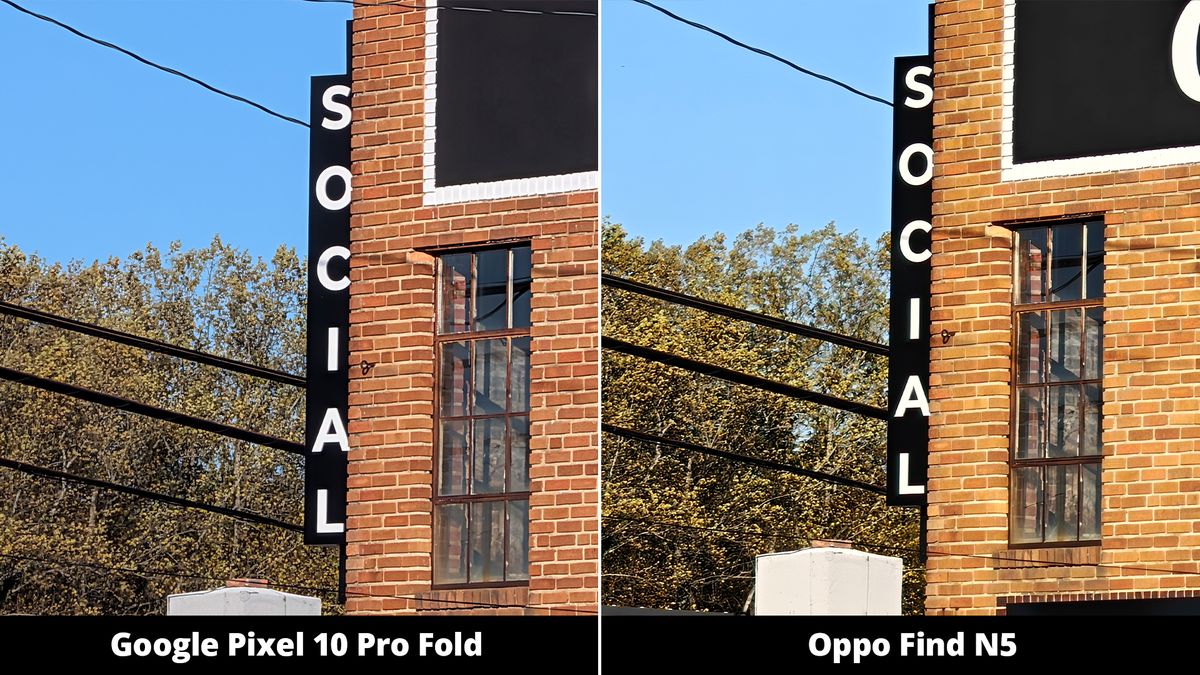 Google Pixel 10 Pro Fold vs. Oppo Find N5 Camera Comparisons
