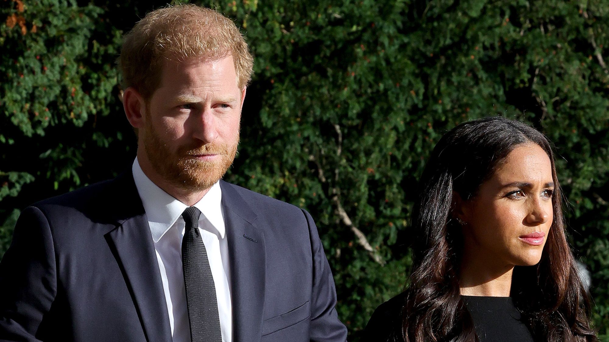 The Duke and Duchess of Sussex in Windsor in 2022