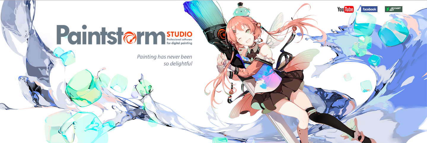 The best digital art software: Paintstorm Studio