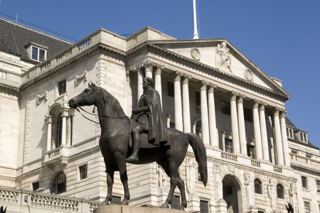 Bank of England in the City of London 